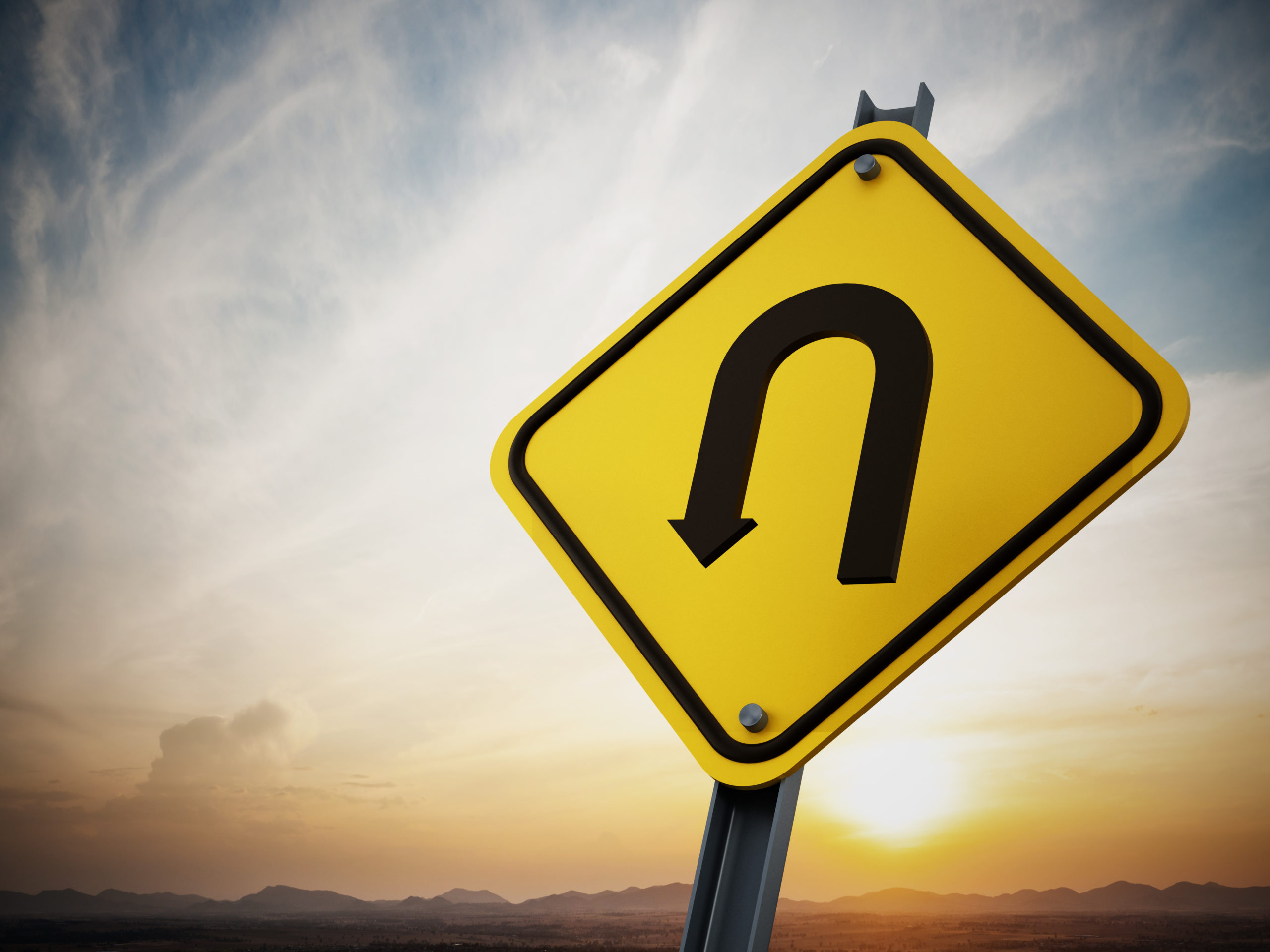 U turn sign. табличка u i r. квадратный знак разворота. Make a u-turn sign. U turning.