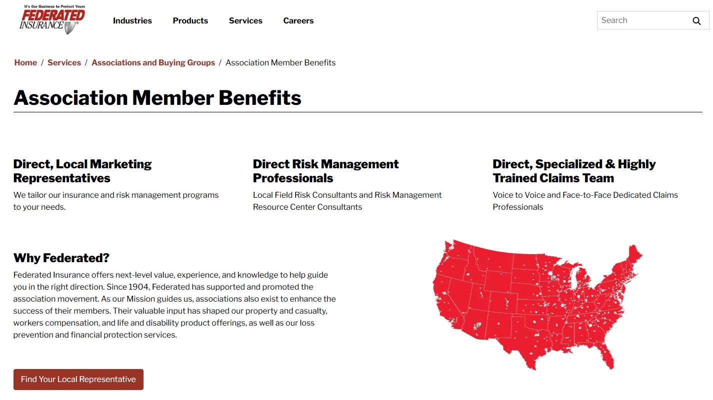 Federated Insurance® Launches Association Member Benefits Page - ACCA ...